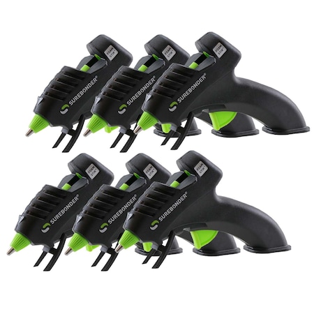 Surebonder Plus Series Low Temperature Mini Hot Glue Gun, 6PK LT160F